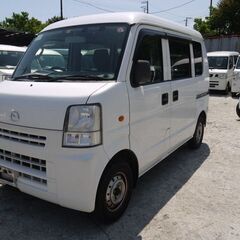 (ID5855)軽バン専門店在庫100台　軽貨物黒ナンバーリース個人・法人可能！　３６万円　マツダ　スクラムバン　AT　車検２年付　平成２６年式　諸経費込４３０,０００円の画像