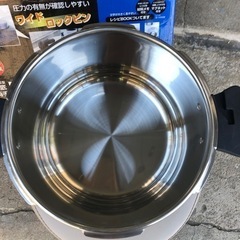 NO：1462 3層底両手圧力鍋‼️  未使用品❣️の画像