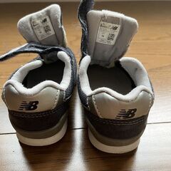 ニューバランス 996 キッズ ベビー 紺 14 15 セットの画像