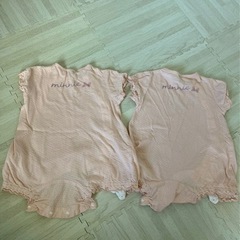 バースデー　ミニー　ショートオール　 2枚セット の画像