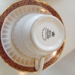 中古「ROYAL GALLERY カップ＆ソーサー」2客の画像