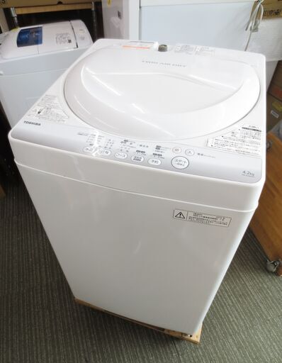 決まりました■東芝　4.2㎏　洗濯機　AW-42SM　№52