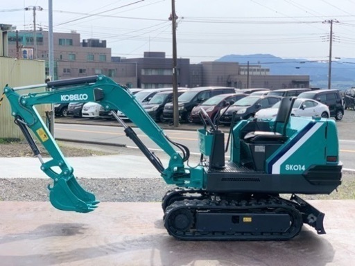 コベルコ　ミニユンボ　SK014 油圧ショベル　ゴムキャタ　1.5tクラス　下取りOK　 　