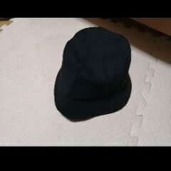 帽子　男女兼用　子供にも　黒