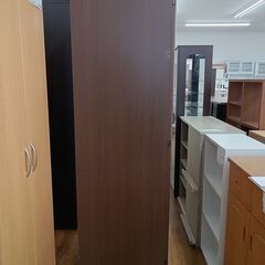 ★ジモティ割あり★  ワードロープ ダークブラウン H180×D55×W60 クリーニング済み MT1208の画像