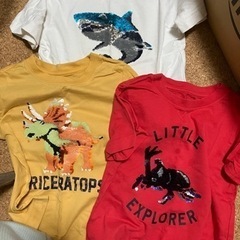 Tシャツ110サイズ 3セット　スパンコール