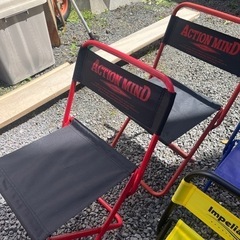 一個300円　キャンプ 折り畳みイス 　の画像