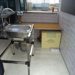 キッチンカー　移動販売車　総額59万円　スバル・サンバー オートマ、フル装備　車検令和８年、諸費用0円の画像