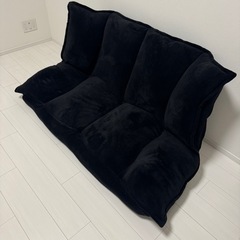 差し上げます！ フラットになる調節可能なソファ　家具 ソファ 2人掛けソファの画像