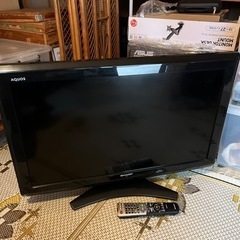 SHARP液晶カラーテレビ32型 難ありの画像