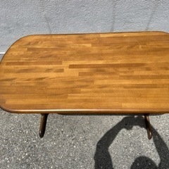 ★ 古家具 ★ 昭和レトロ コイズミ ダイニングテーブル ２人掛け 120x60x68cm 机 つくえ