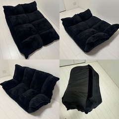 差し上げます！ フラットになる調節可能なソファ　家具 ソファ 2人掛けソファの画像