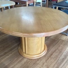 丸テーブル【町田市再生家具】　240342