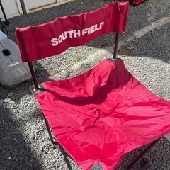 キャンプ 折り畳みイス SOUTH FIELDの画像