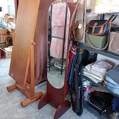 姿見　鏡　スタンド