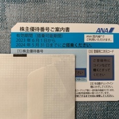 全日空株主優待券