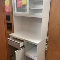 ジャングルジャングル守口店】食器棚 木目