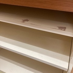 【ジャングルジャングル守口店】【ジモティー割あり】　食器棚　システムキッチンボード　木目　W140×D45×H205の画像