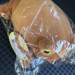 ふわふわ ぬいぐるみ カエル ミニ ブラウン