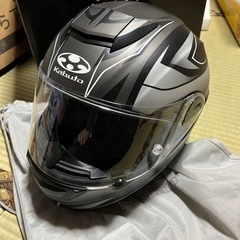 オートバイ　ヘルメットの画像