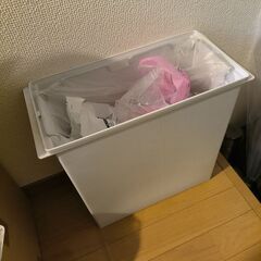MUJI20Lポリプロピレンフタが選べるダストボックス 約幅１９...