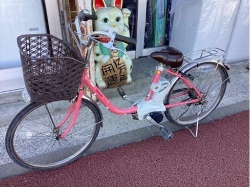 万代店　電動アシスト自転車24インチ