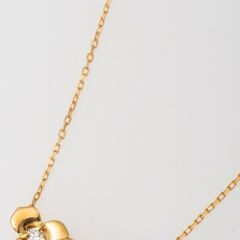 K18 ダイヤモンド ネックレス ローズモチーフ 品番r22-336