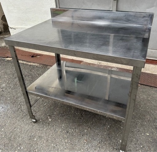 業務用 コンロ台 作業台 調理台 880×600×800+90 キッチン 用品 店舗 居酒屋 焼き台 ガス台 厨房機器 厨房機材 店舗用品 焼台 ガス台 大阪