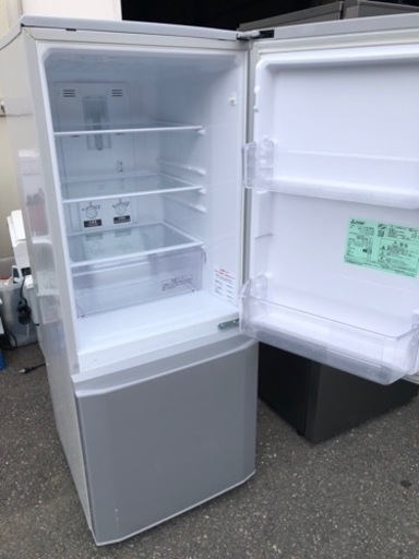 北九州市内配送無料　保証付き　三菱電機 MITSUBISHI ELECTRIC MR-P15D-S [冷蔵庫 （146L・右開き） 2