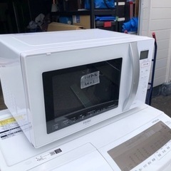 北九州市内配送無料　保証付き　2021年式 ハイアール 16L オーブンレンジ JM-V16E (W) ホワイト 横開き式 グリル機能 ヘルツフリー 自動メニュー エコ煮込み 焼き芋 簡単操作 チャイルドロック シンプル Haierの画像