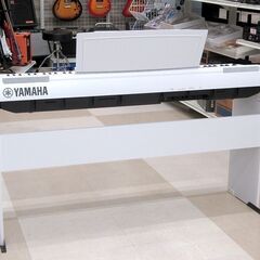 札幌市清田区 YAMAHA ヤマハ 電子ピアノ Pシリーズ P-125WH ホワイト 2021年製 88鍵 コンパクトモデル 中古美品 動作確認済みの画像