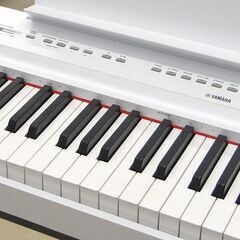 札幌市清田区 YAMAHA ヤマハ 電子ピアノ Pシリーズ P-125WH ホワイト 2021年製 88鍵 コンパクトモデル 中古美品 動作確認済みの画像