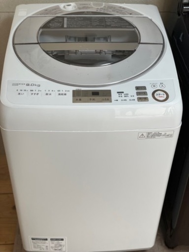送料・設置込み可　洗濯機　9kg SHARP 2017年