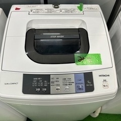 早い者勝ち大セール‼️‼️＋ご来店時、ガン×2お値引き‼️HITACHI(日立) 2016年製 5.0kg 洗濯機?