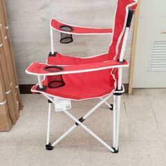 ★ジモティ割あり★ コールマンジャパン株式会社 折り畳み椅子 赤 H×D×W クリーニング済み TJ5772の画像