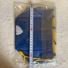 ☆新品未使用　カバン　巾着　バッグ　浴衣　夏祭り　紺色　ネイビー　花柄　靴/バッグ バッグ ポーチの画像