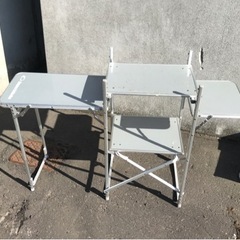 折りたたみテーブル　調理台　キッチン　ネオマルチスタンド　　　　...