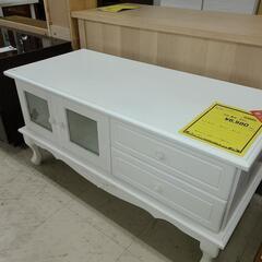 J4658　TV台　テレビボード　猫脚　白家具　姫家具　ホワイト...