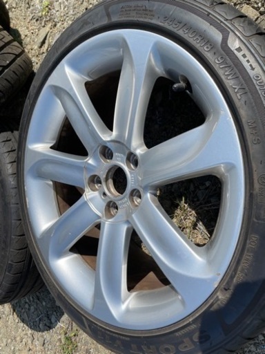 北海道札幌　引き取り可能商品！アウディ TT クワトロ 純正 18インチ 245/40R18 95W タイヤ ホイール 4本 バリ山 49,800円