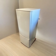 2021年製　三菱ノンフロン2ドア冷蔵庫168L/ホワイト/配送設置可能の画像