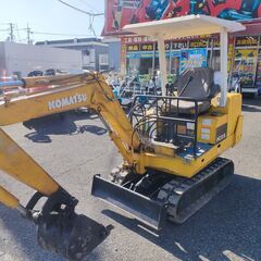 【引取限定】コマツ KOMATSU PC05 バックホー パワーショベル ミニユンボ 稼働時間1231h 【下関店】【中古】の画像