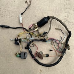 旧カブ　C100 C65 エンジン　配線付きの画像