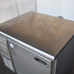 【ヤ取5/16終了】≪yt1281ジ≫ 福島工業 業務用冷蔵庫 YRW-090RM2 左開き 幅90cm 1ドア コールドテーブル AC100V 2018年製 製造番号8J-21818 現状品 60407-12の画像