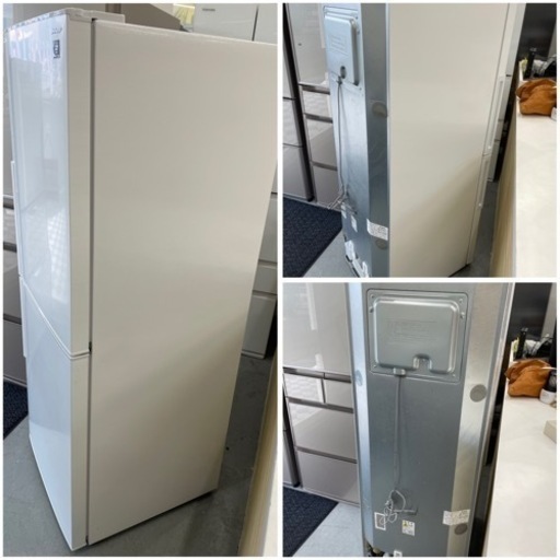 SHARP シャープ プラズマクラスター 2ドア冷蔵庫 SJ-PD28E-W ホワイト 2019年製 右開き ノンフロン冷凍冷蔵庫 2