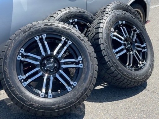 BIGWAY B-MUD X TOYO OPEN COUNTRY アルミタイヤセット 5×100 7J＋53 225/65R17 4本セット