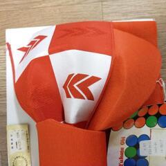 新品　浴衣　昭和レトロ帯　造り帯　帯　ヴィンテージ　昭和　オレンジ　レトロの画像