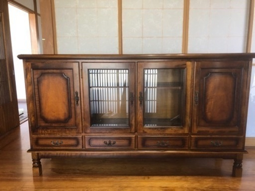 オールドカリモク　ヴィンテージ　レトロキャビネット