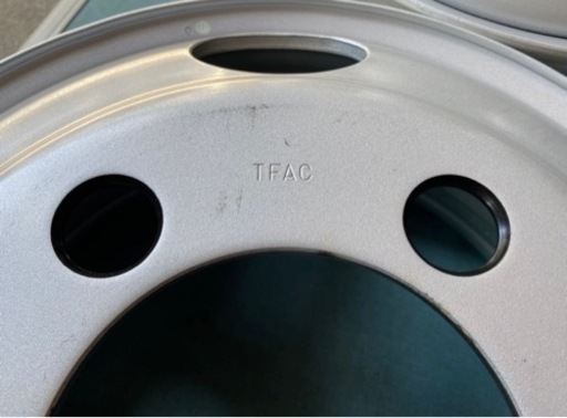 新車外し トヨタ ダイナ トヨエース 日野 デュトロ TOPY TFAC 16×5.5K 5穴 スチールホイール 6本セット