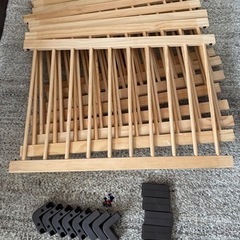 ベビーゲート　木の画像