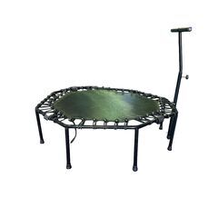 RIORES （リオレス） 手すり付きフィットネストランポリン 耐荷重100kg ゴムバンドタイプ 静音 ダイエット トレーニング フィットネス 大人用 子供用 こどもの画像
